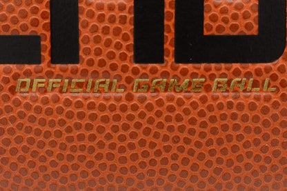 Ballon de Basket Techball HOF FIBA Compétition Intérieur Microfibre Golden Orange Official Game ball Logo