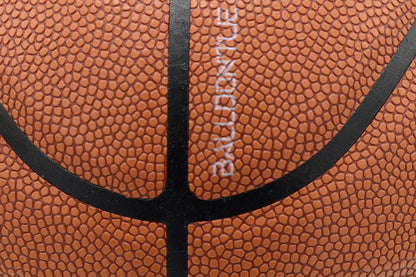 Ballon de Basket Techball MVP Interieur Exterieur Marron Cuire Composite Ball Don't Lie