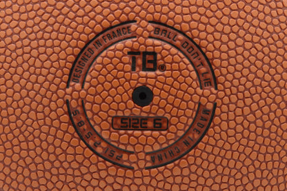 Ballon de Basket Techball MVP Interieur Exterieur Marron Cuire Composite MVP Logo Size 