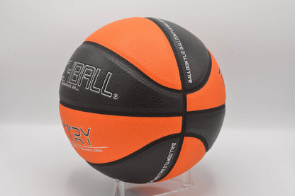 Ballon de Basket Techball VCTRY Ballhandling Performance Microfibre Orange Tiger et Noir Droite