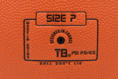 Ballon de Basket Techball VCTRY Ballhandling Performance Microfibre Orange Tiger et Noir VCTRY Size logo 